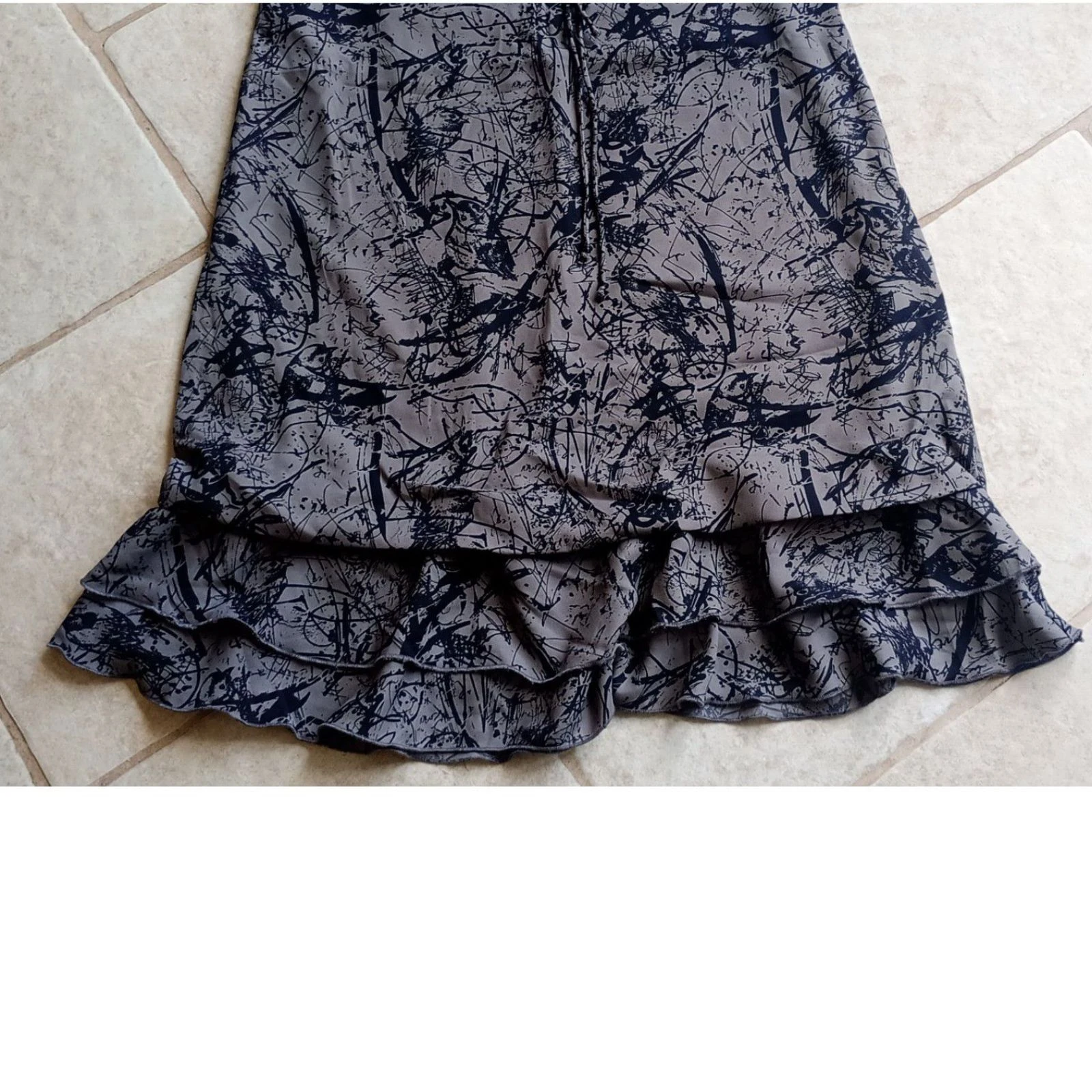 vestido abstracto talla 36 en muy buen estado – photo 6